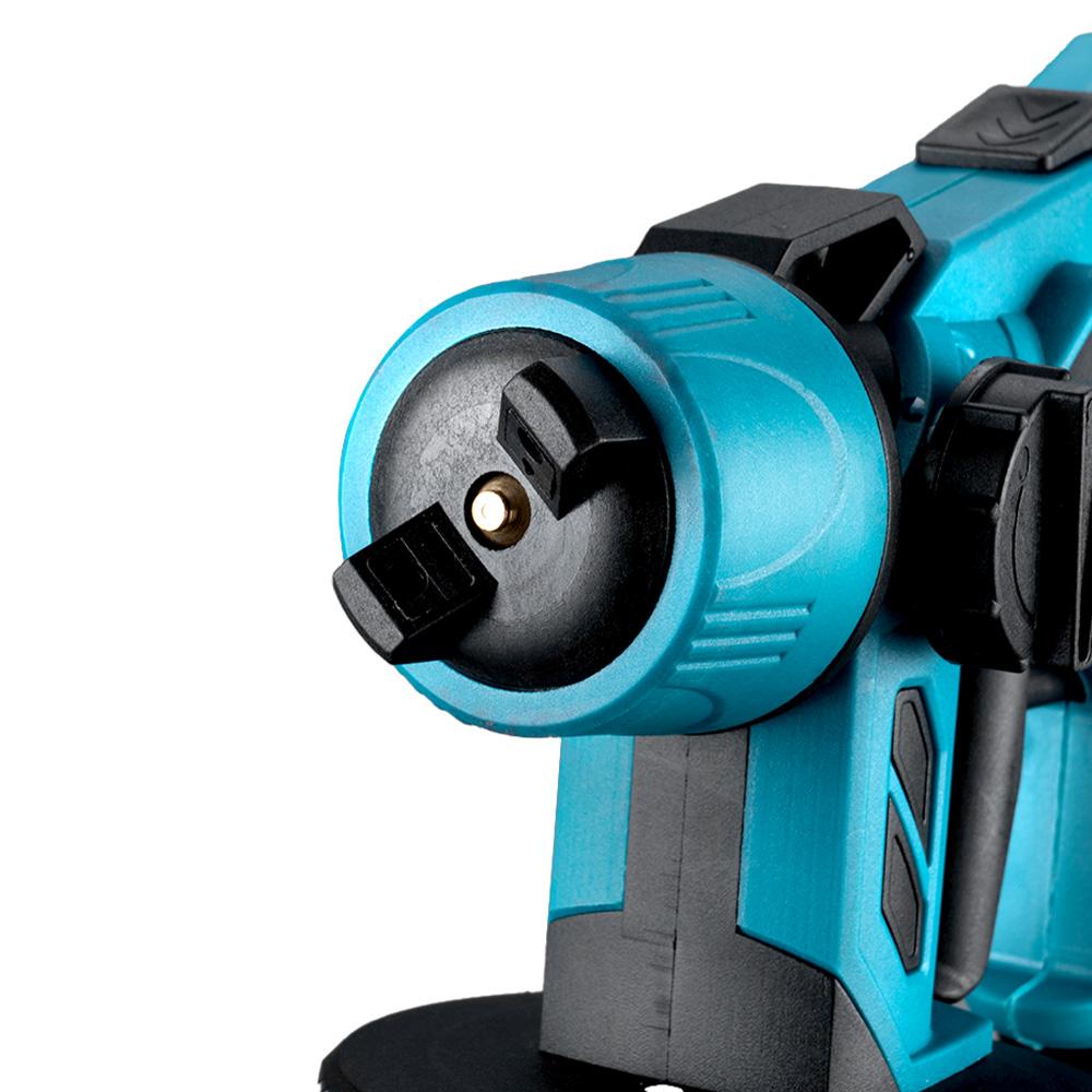 ONEVAN Электрический пистолет-распылитель 1000 мл, беспроводной краскопульт, автомобильный мебельный стальной аэрограф, совместимый с аккумулятором Makita 18 В