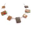 NOA [K0157] - Brown 'Coloring' Designer Necklace