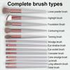 13 Makeup Brush Set Beginner Loose Powder Eyeshadow Lip Brush Foundation Concealer Blush Eyeshadow Brush Soft Hair Beauty Student Makeup Tool