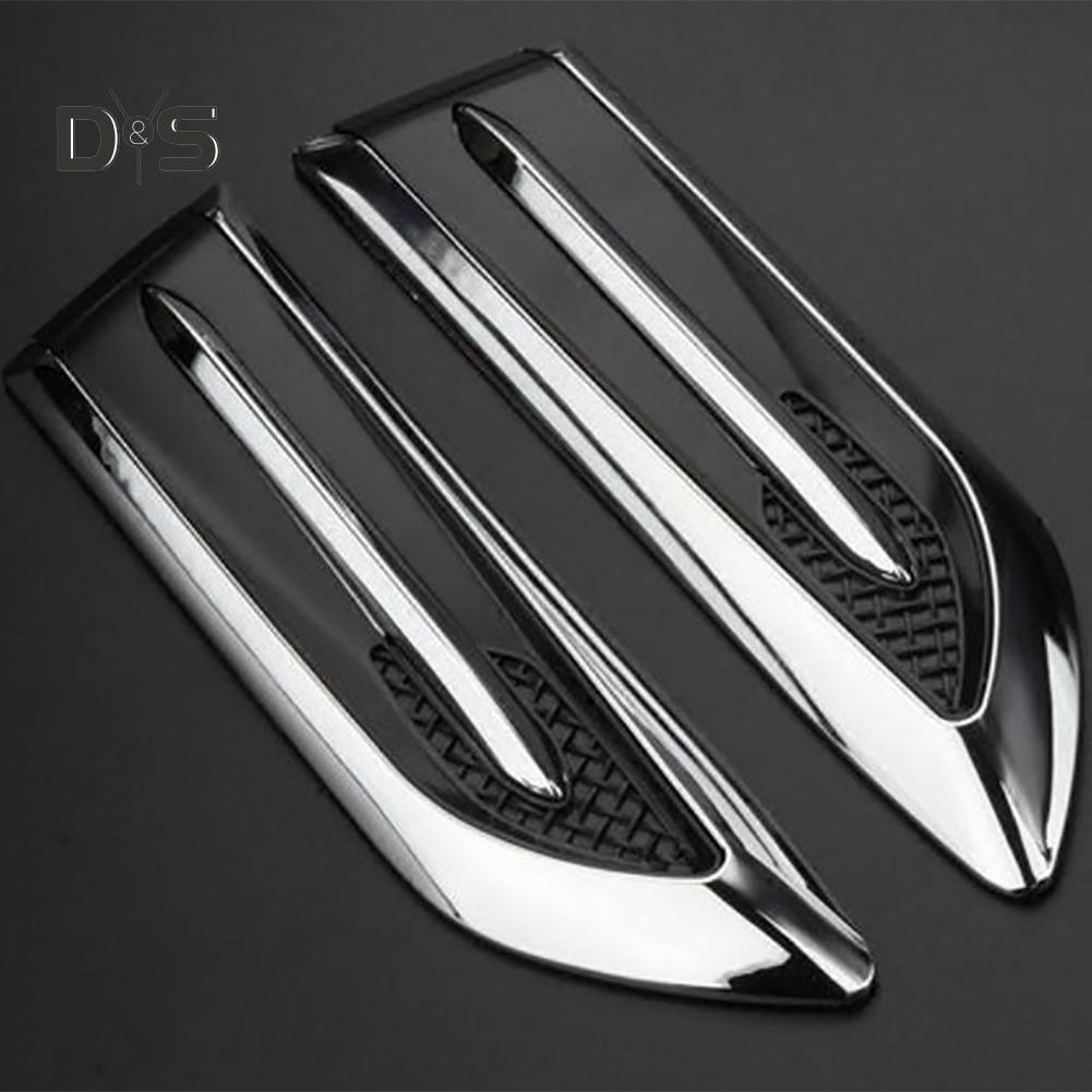 DYS Auto Shop 2 шт. акульи жабры автомобиль авто-Стайлинг боковой поток воздуха вентиляционный декор наклейка