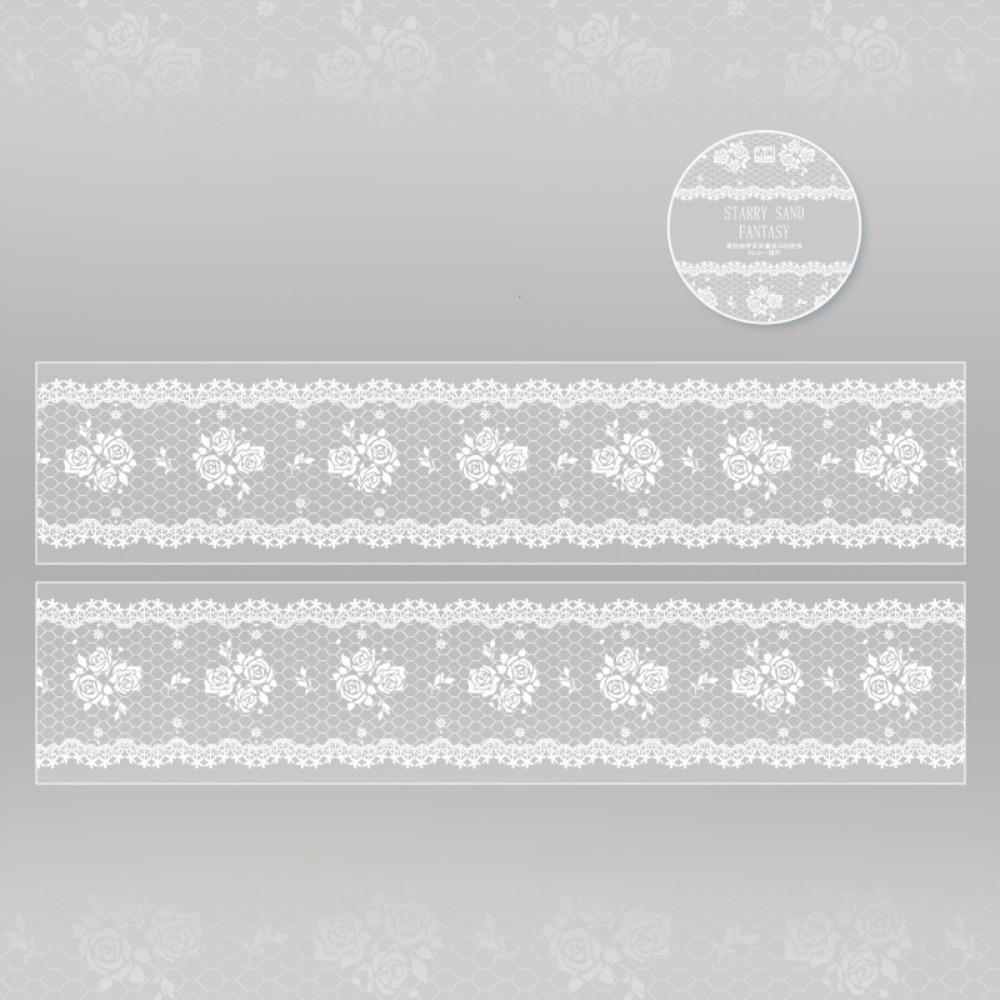 Star Sand Dream Series Washi Tape Fine Glitter Die-Cut Tape Aesthetic Stickers Journal Decor