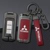Кожаный чехол-брелок из цинкового сплава для автомобильного пульта ДУ, полноразмерная оболочка-брелок для Mitsubishi Xpander Outlander ASX Pajero Eclipse Cross Montero