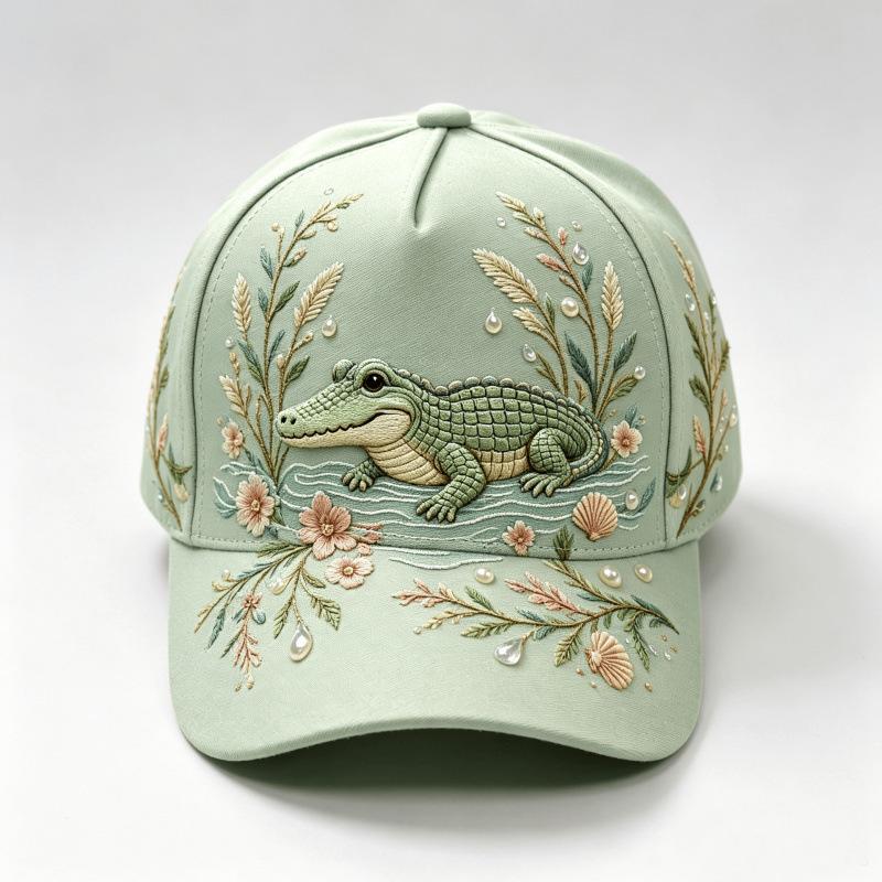 New D Digital Printing Butterfly Baseball Cap Morning Garden Adult Cap Peaked Cap Pastoral