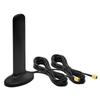 2x2 MIMO 4G LTE 5G Антенна 12 dBi Двойные разъемы SMA Male / TS9 / CRC9 Магнитное основание 600-6000 МГц Всенаправленная Водонепроницаемая Лопастная Антенна