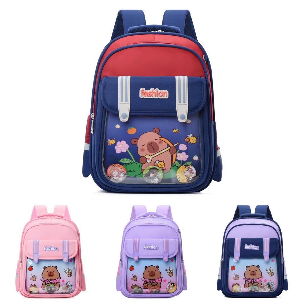 And Stylish Playful Capybara Themed Childrens Backpack Perfect For Boys And Girls Use School
