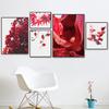Canvas Painting Palnt Poster Red Maple Leaves Wall Art Picture Modern Nordic Posters and Prints Livingroom Bedroom Wall Decor No Frame