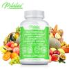 Natural fruit and vegetable blend capsules; supports gut health, aids digestion, boosts immunity; suitable for adults.