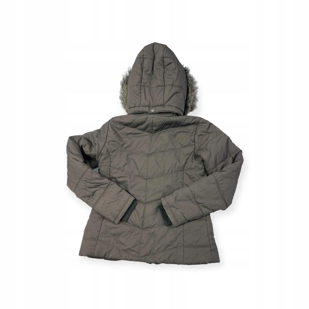 Ocieplana kurtka damska czarna z kapturem Columbia M - Used