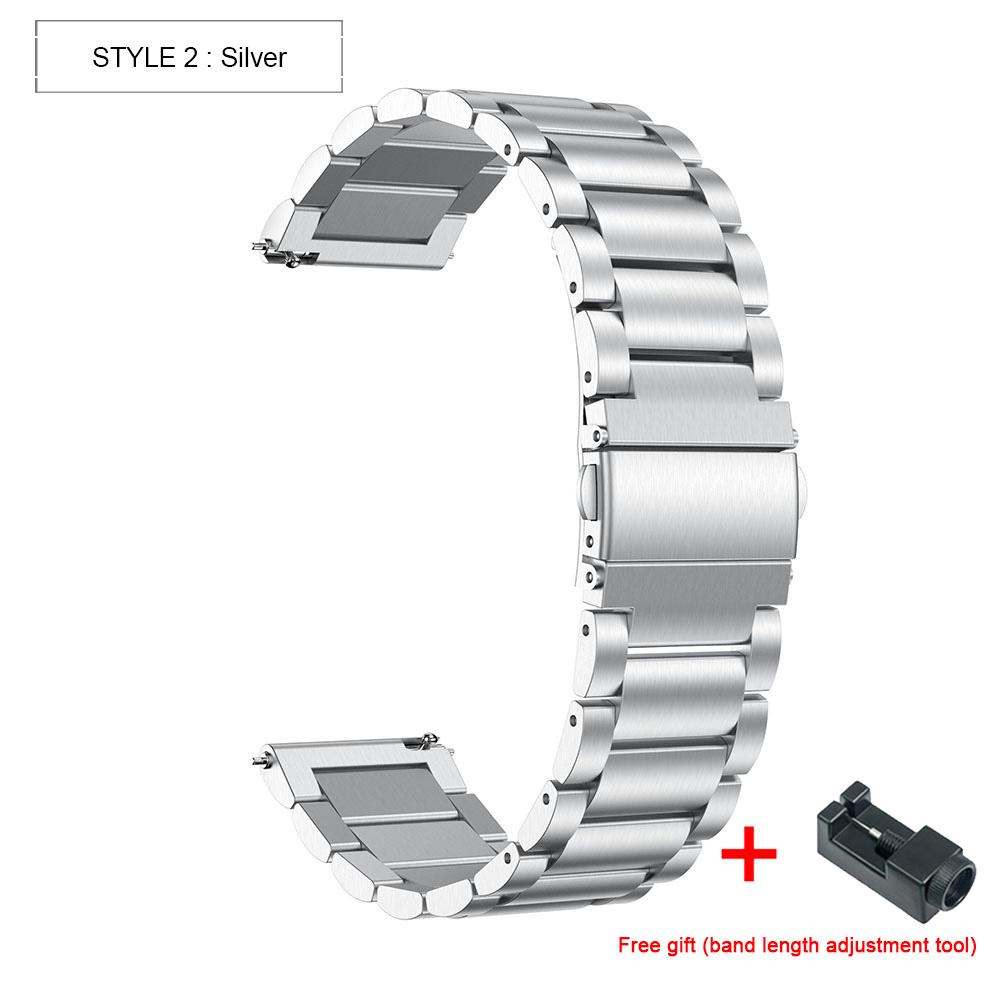 Metal Stainless Steel Classic Wrist Strap for HUAWEI WATCH GT 2 46mm 42mm Band Bracelet Watchband for HONOR Magic WristBand