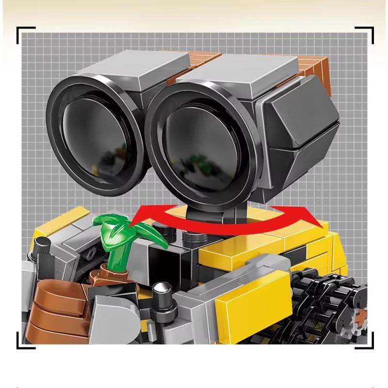 Новый мини-конструктор Wall-E MOC Idea Технический Классический Модель из фильма Сборка конструктора Детская игрушка Подарок