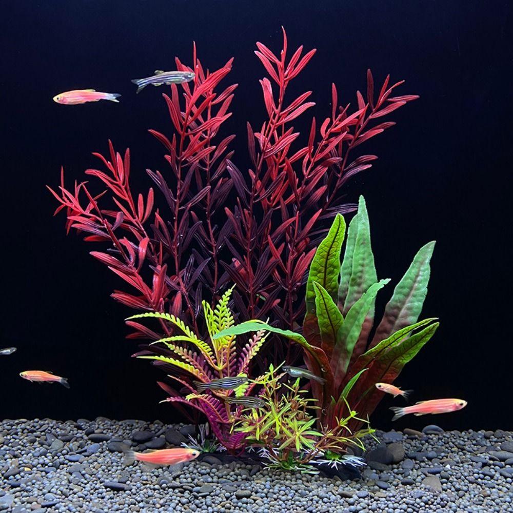 Lifelike Aquatic Plants Fake Artificial Water Grass Fake Water Weeds Underwater Plants Fish Tank