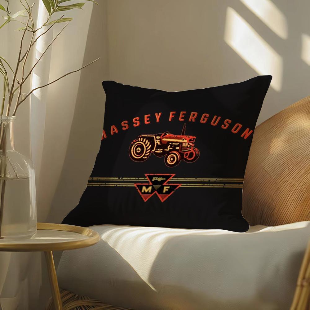 M-Massey F-Fergusons Cushion Cover Soft Short Plush Pillow Cover Smooth Cozy Texture Aesthetic Cushion Case Home Decor