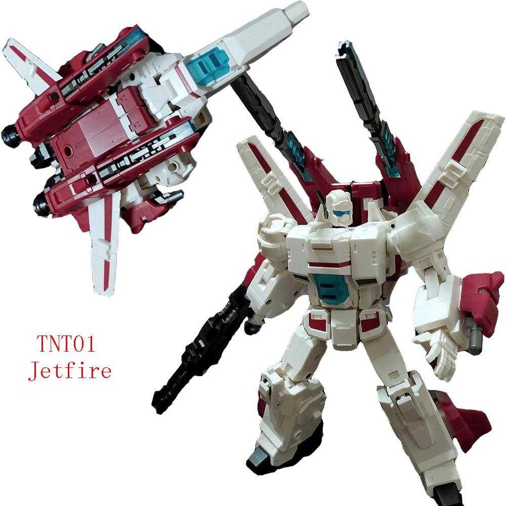 Transformation Toys TNT01 Jetfire Skyfire Spacecraft Space Guardian Deformation Robot Car Action Figure Alloy Anime Model Gift