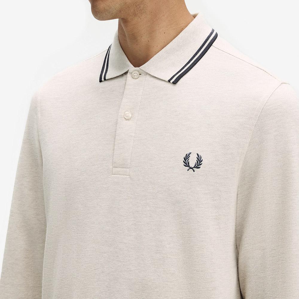 Fred Perry [M3636] Рубашка Fred Perry с длинным рукавом, двойной воротник - Forged/Anchor Grey Afpm2533636-W50