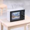 DollHouse Miniature Ornaments Mini Retro TV Toy Ornaments