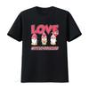 Unisexs Valentines Day Preschool Teacher Cute Gnomies Love Teaching T Shirt Vintage Washed Casual Slightly Stretched