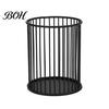 Office Desk Pen Holder Metal Holder, Nordic Organizer for Makeup Brushes, Electroplated Accessory Anti-Rust Multifunctional Storage Basket Pencils