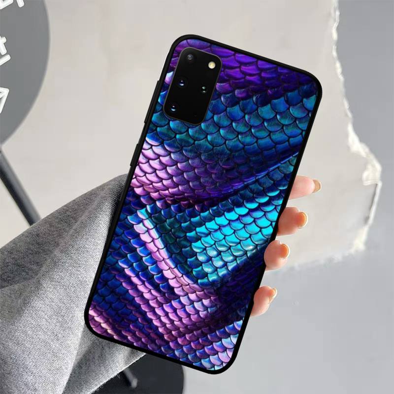 Чехол для телефона с принтом змеиной кожи для Samsung S21 S10 Lite S20 Ultra S9 S8 Plus S7 S6 Edge S5