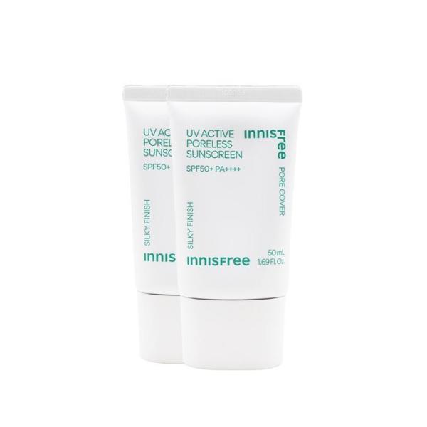 1+1 Innisfree Солнцезащитный крем UV Active Poreless 50 мл (17603276)