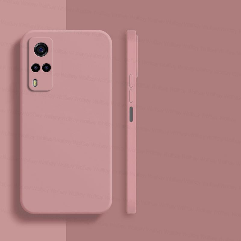 Для Vivo Y53S Чехол Vivo Y31 Y51 Y51A Y51S Y33 Y53S Чехол Противоударный Жидкий Силиконовый Защитный Чехол Для Телефона Для Vivo Y53S
