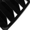 2Pcs Car Rear Window Louver Compatible for VW Golf MK7 7.5 GTI 2014-2019 Gloss Black/Carbon Fiber Shutter Rear Side Vent Cover Trim(Carbon Fiber