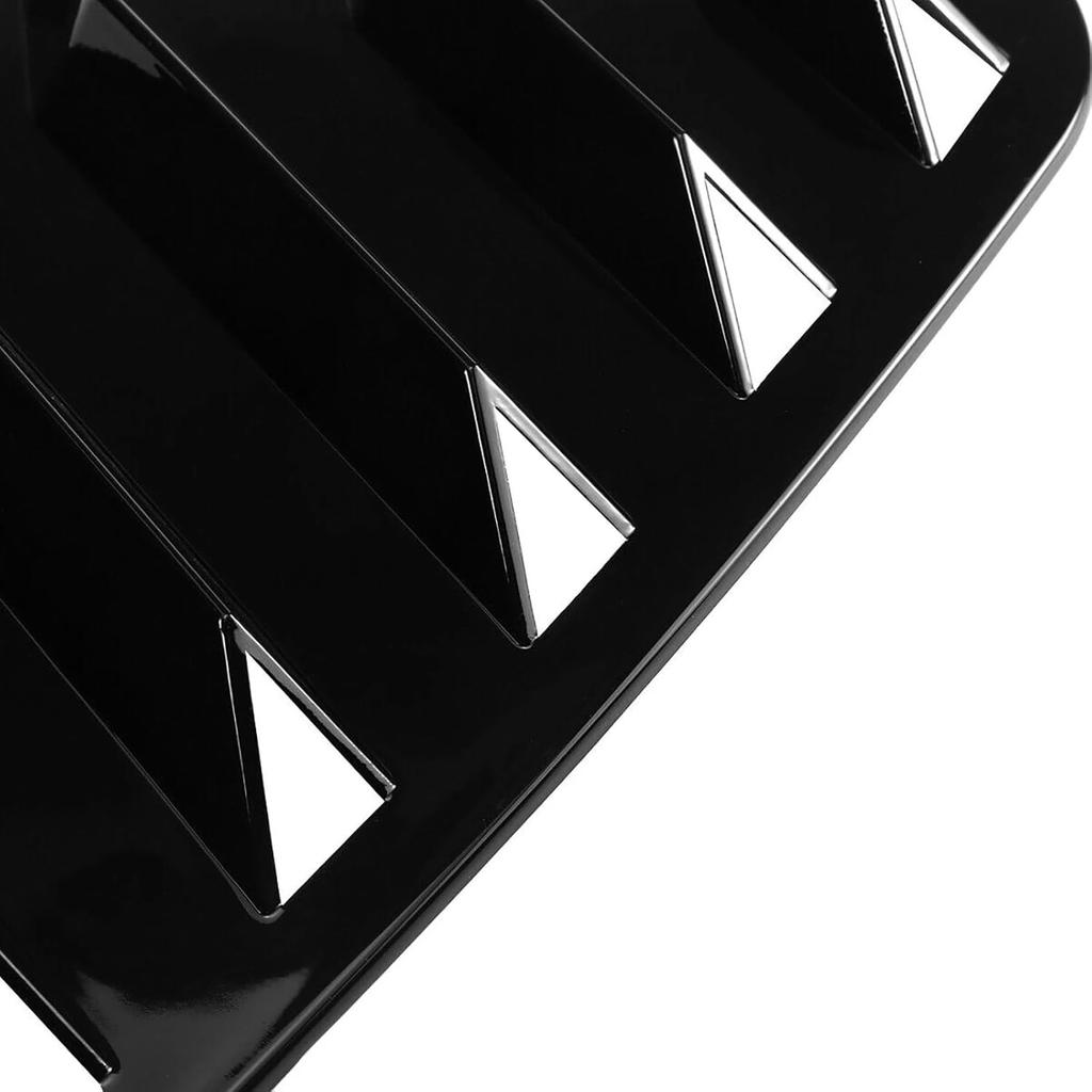 2Pcs Car Rear Window Louver Compatible for VW Golf MK7 7.5 GTI 2014-2019 Gloss Black/Carbon Fiber Shutter Rear Side Vent Cover Trim(Carbon Fiber