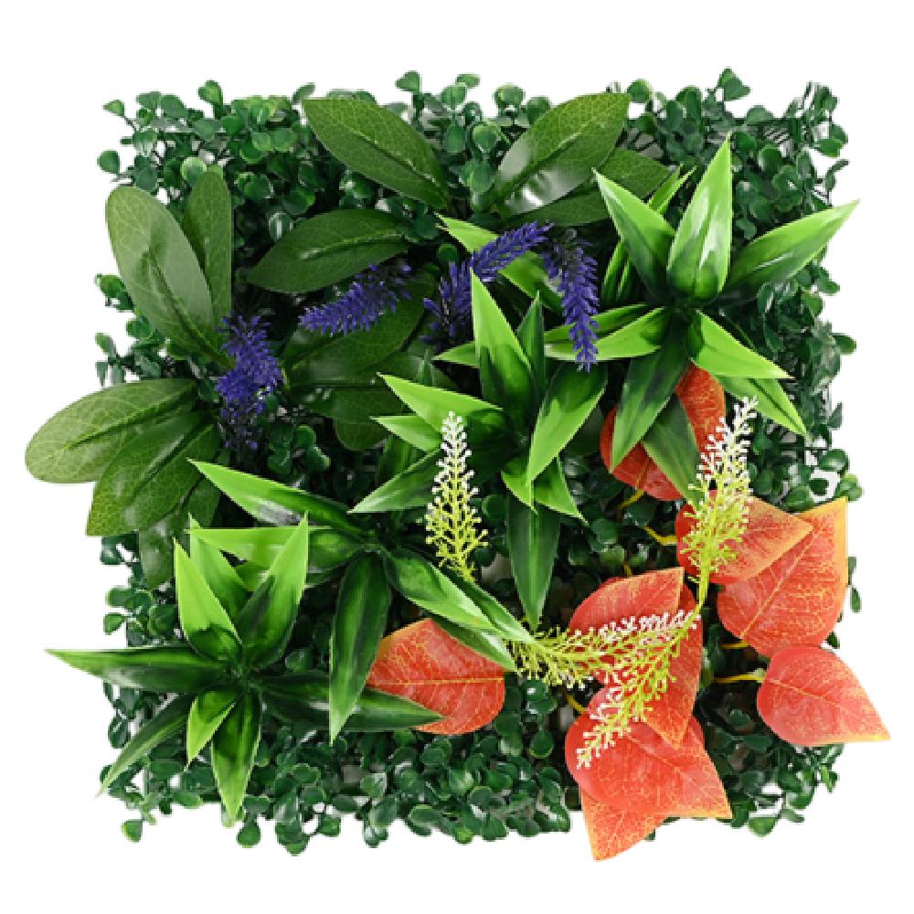 Сделай сам Панель стены из искусственных растений Вечная жизнь Защита от УФ Искусственный ковер из эвкалипта Цветок Без полива Искусственный папоротник Трава