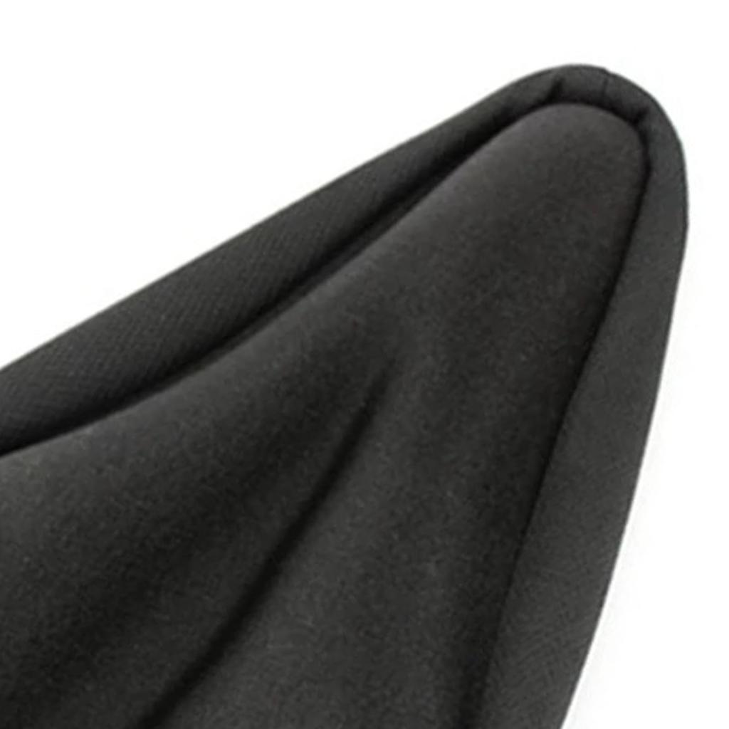 Подушка для сидения велосипеда черная, более плотная, регулируемая, водонепроницаемая, пылезащитная, эластичная губка 28x18 см