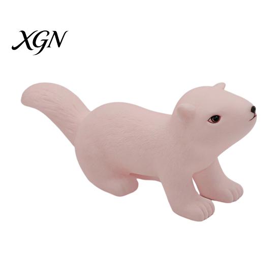 Soft Pinch Toy for Children Realistic Squirrel Squeeze with Sound TPR Fidget Built-in BB Kids Adults Cute Animal-Shaped Decompression Gadget
