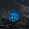 BERNY Titanium Watch Men Watch Watch Japan Sweep Seconds Quartz Movement VH31 5ATM Waterproof Analog Quartz Watch Super Luminous Sapphire Glass Men's