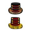 Unisex Tasseled Jazz Cabaret Hat Soft Cotton Fabric Perfect For Themed Parties Event