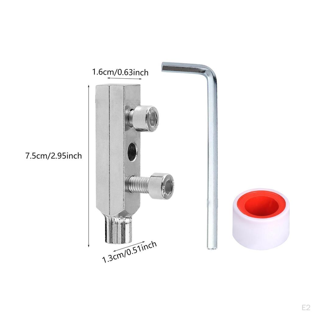 Набор для извлечения сорванных/поврежденных винтов Easy Out Bolt Remover с водонепроницаемым краном для труб 1/2", 3/4"