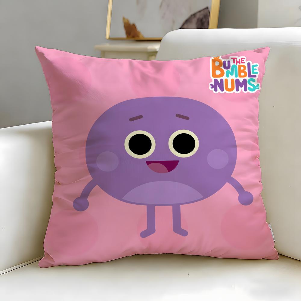 classic cartoon The Bumble Nums Cushion Cover Soft EasyWash Pillow Case Versatile for Couch Bed Travel and Office