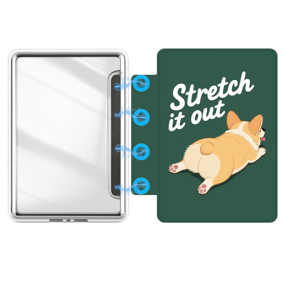 Case for Kobo Clara Colour/BW (2024) 6-inch Transparent shell ,magnetic side attachment