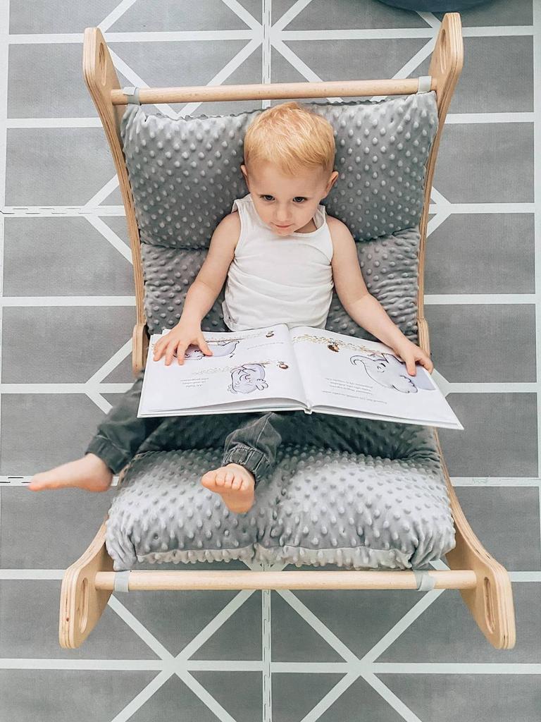 Одеяло для рокерборда XXL - светло-серое