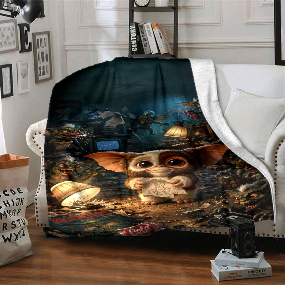 Gremlins Blanket Comfortable Suitable for Bed Sofa Couch for All Occasions Modern Gift for Travel Home Birthdays