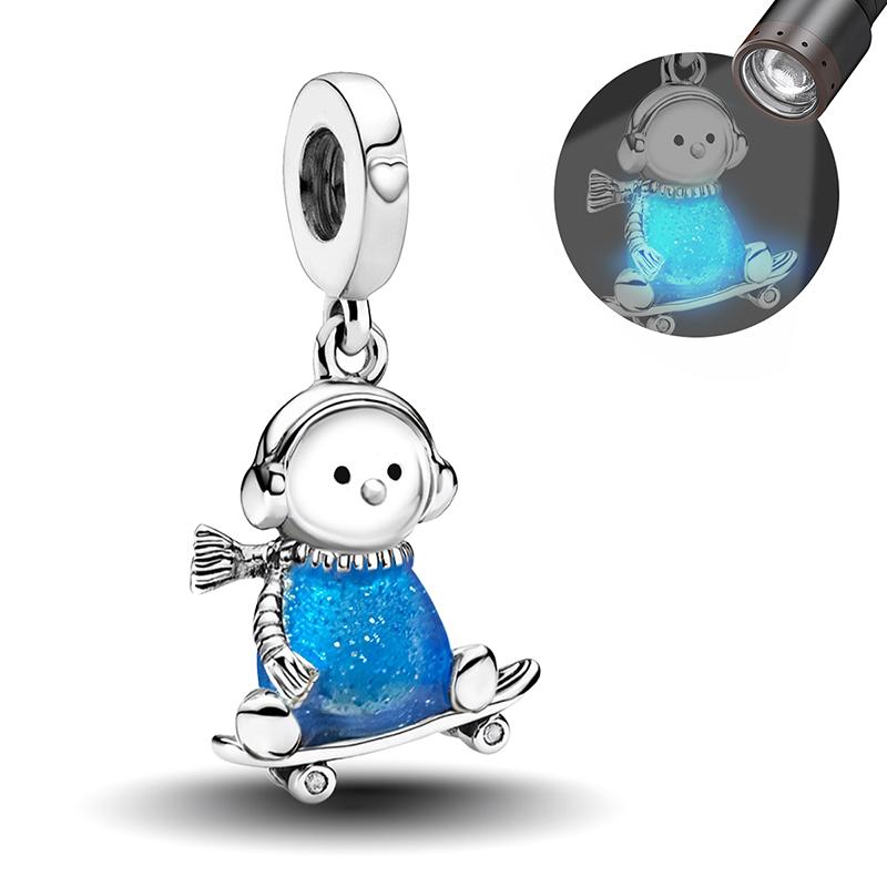 Медь Классический Колокольчик Рождественская Елка Рождественская Серия Шарм-Бусина Подходит Для Изготовления DIY Браслетов Подарок Высококачественной Ювелирии