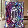 AC Milan Theme blanket Soft Flannel Blanket Plush Throw Blanket Cozy Sofa Bed Blanket for Home Decor