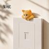 Removable Socket Surround Stickers 3D Cute Animal Light Switch Sticker, Cartoon Pig Cat Mermaid Frog Wall Adhesive Decor Stickers, Self?Adhesive