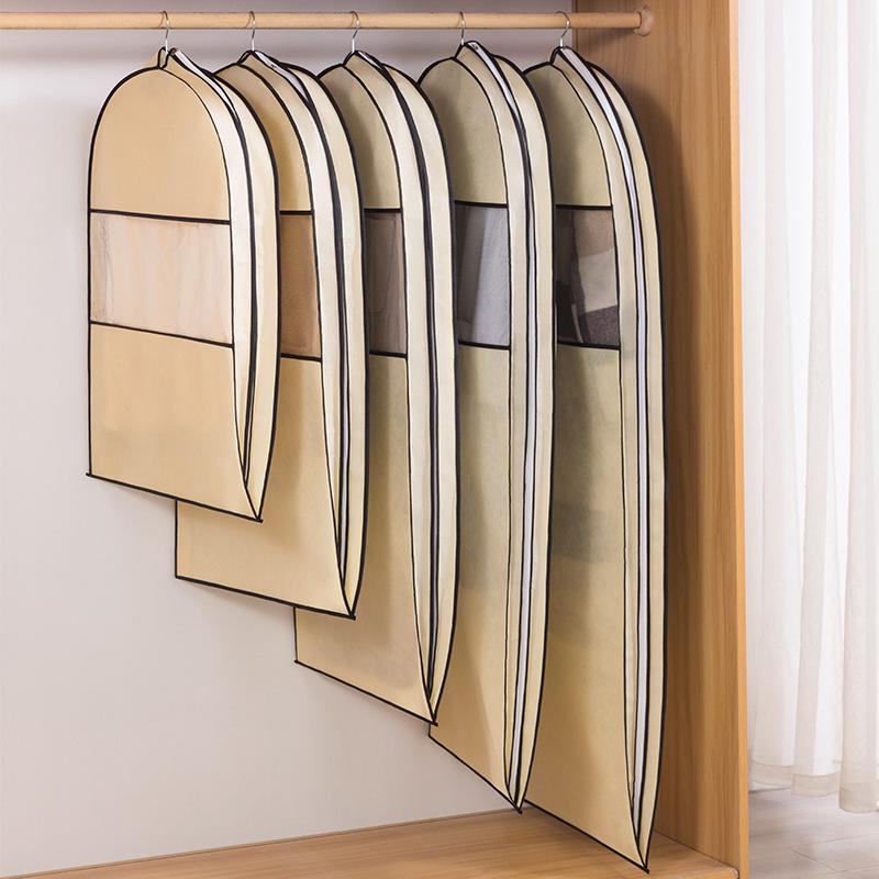 Нетканый пылезащитный чехол для одежды - Полностью закрытое хранение для пальто и костюмов