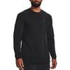Under Armour Однотонная футболка с круглым вырезом и принтом на плечах, мужская футболка, черная 1373876-001