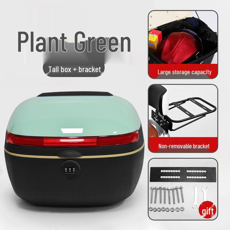 Universal Electric Vehicle Trunk and Backrest Box for Yadea, Aima, Tailing, Luyuan E-Bikes