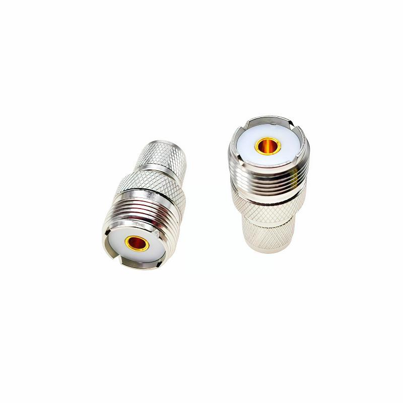 ВЧ (UHF) female на Мини-ВЧ (Mini UHF) male Четырехдырочный Радиочастотный Коаксиальный Разъем