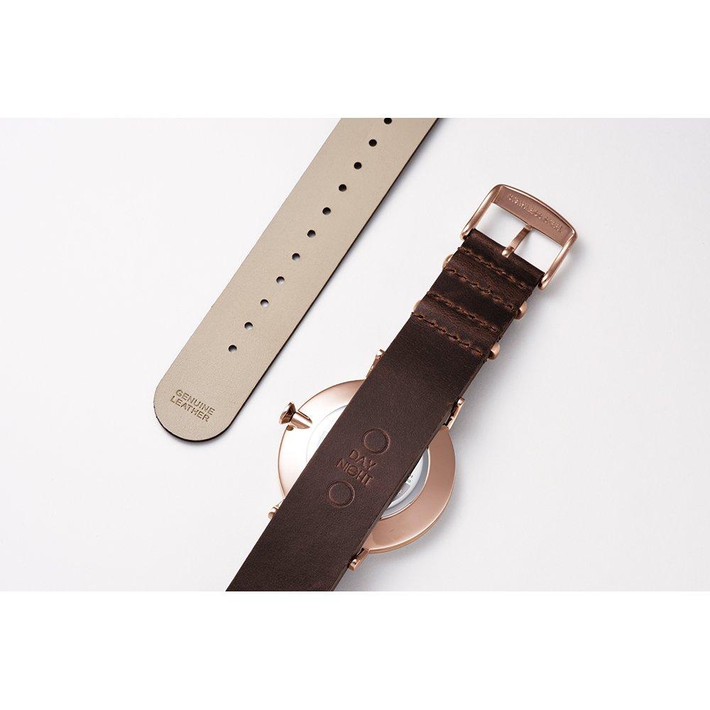 Часы кварцевые TS1602E подлинные импортные коричневые [налоговые] ДЕНЬ&НОЧЬ