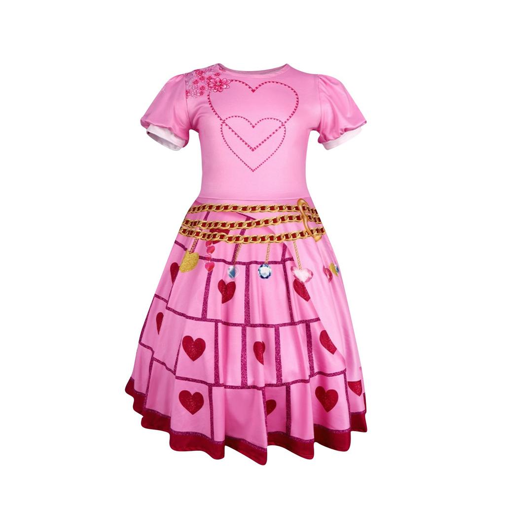 Детское платье принцессы в стиле аниме с принтом на Хэллоуин