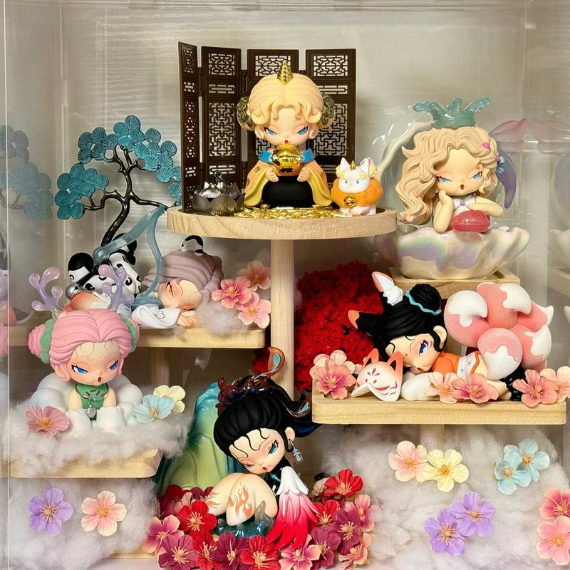 Оригинальная серия Dodo Nami 'Плавающие горы и моря' Виниловая слепая коробка Модель Кукла Фигурка Действия Игрушка Украшение Милый Игрушечный Аксессуар