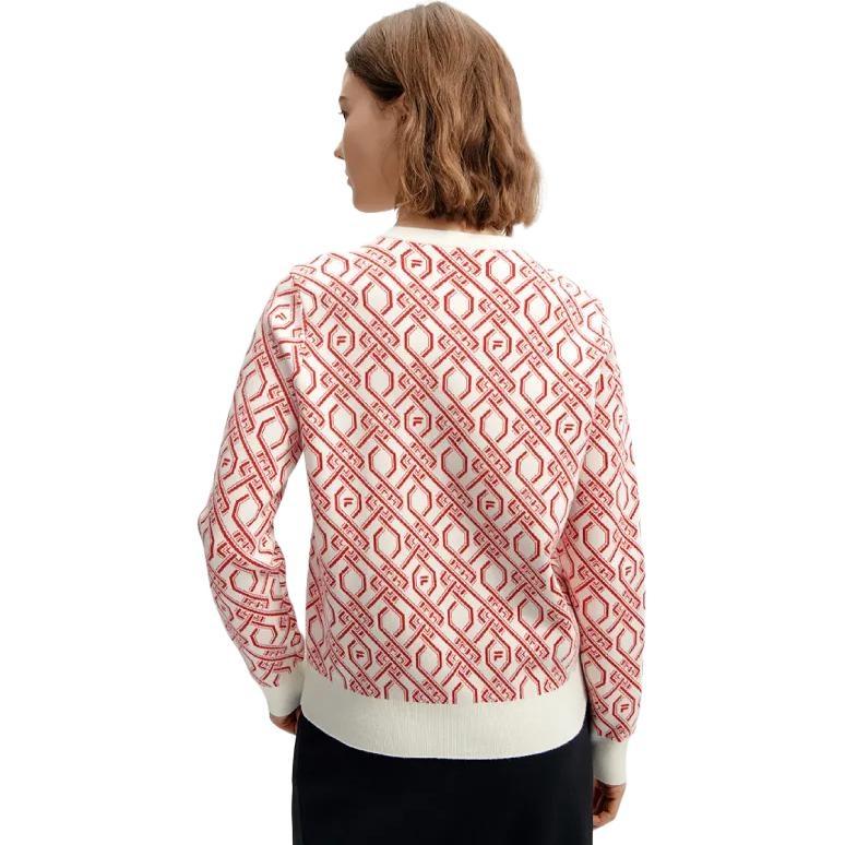 FILA MODERN HERITAGE Sweater Women's Legend Red F11W411401F-RD