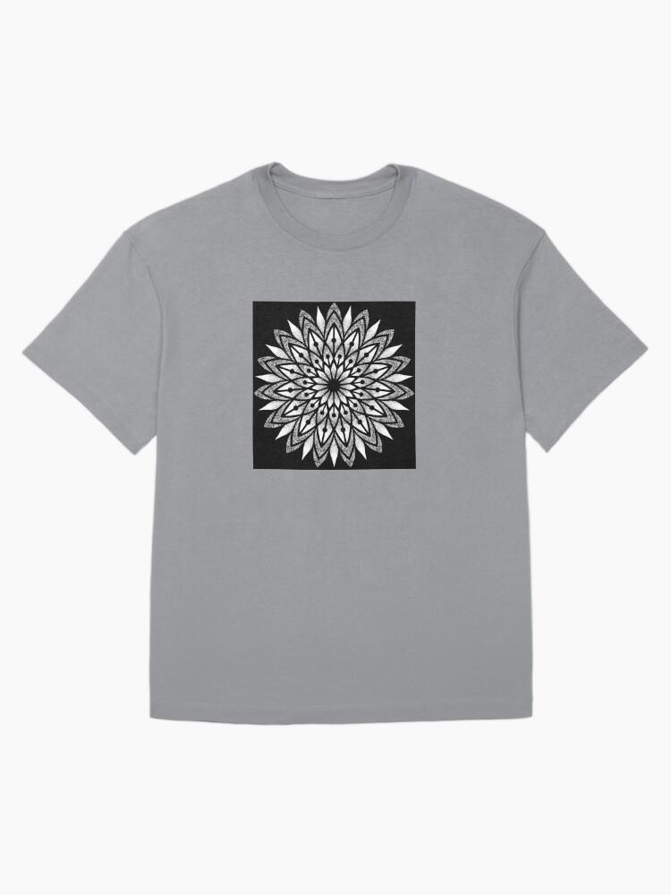 Pentangle Reverse Mandala Oversized T-Shirt