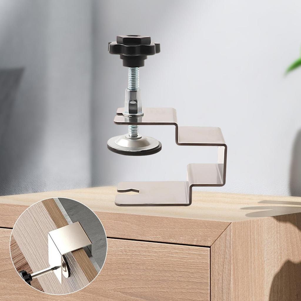Clamp Fixed Auxiliary Cabinet Sturdy Plate Mounting Clip Carpenter Metal