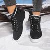 Women Casual Boots 2025 New Comfy Thick Sole Lace-up Lady Warm Ankle Boots Winter Lace Up Outdoor Women Shoes Zapatos De Mujer